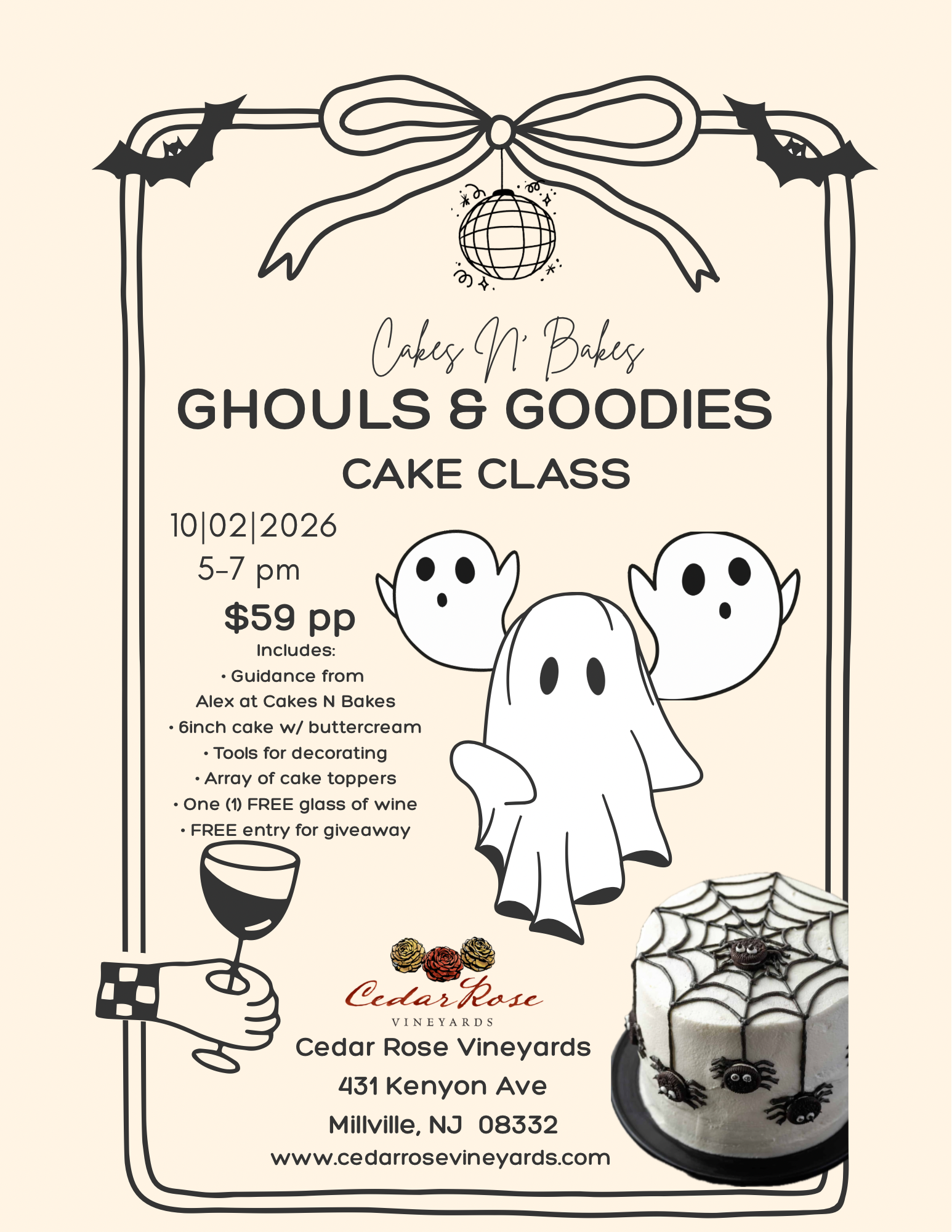 Halloween Cake Decorating Class