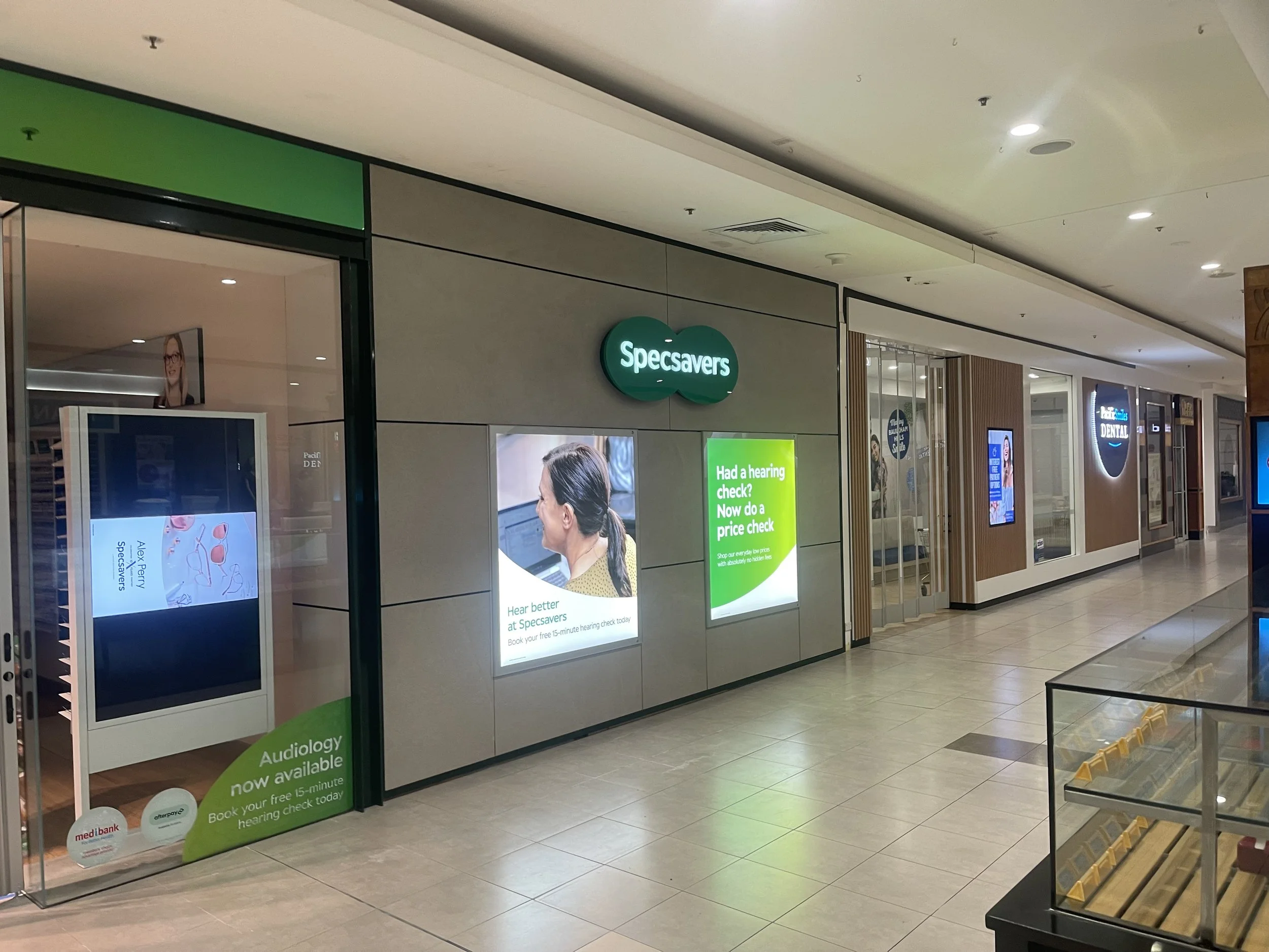Specsavers Fitout
Baulkham Hills NSW
(One68 Projects) 
