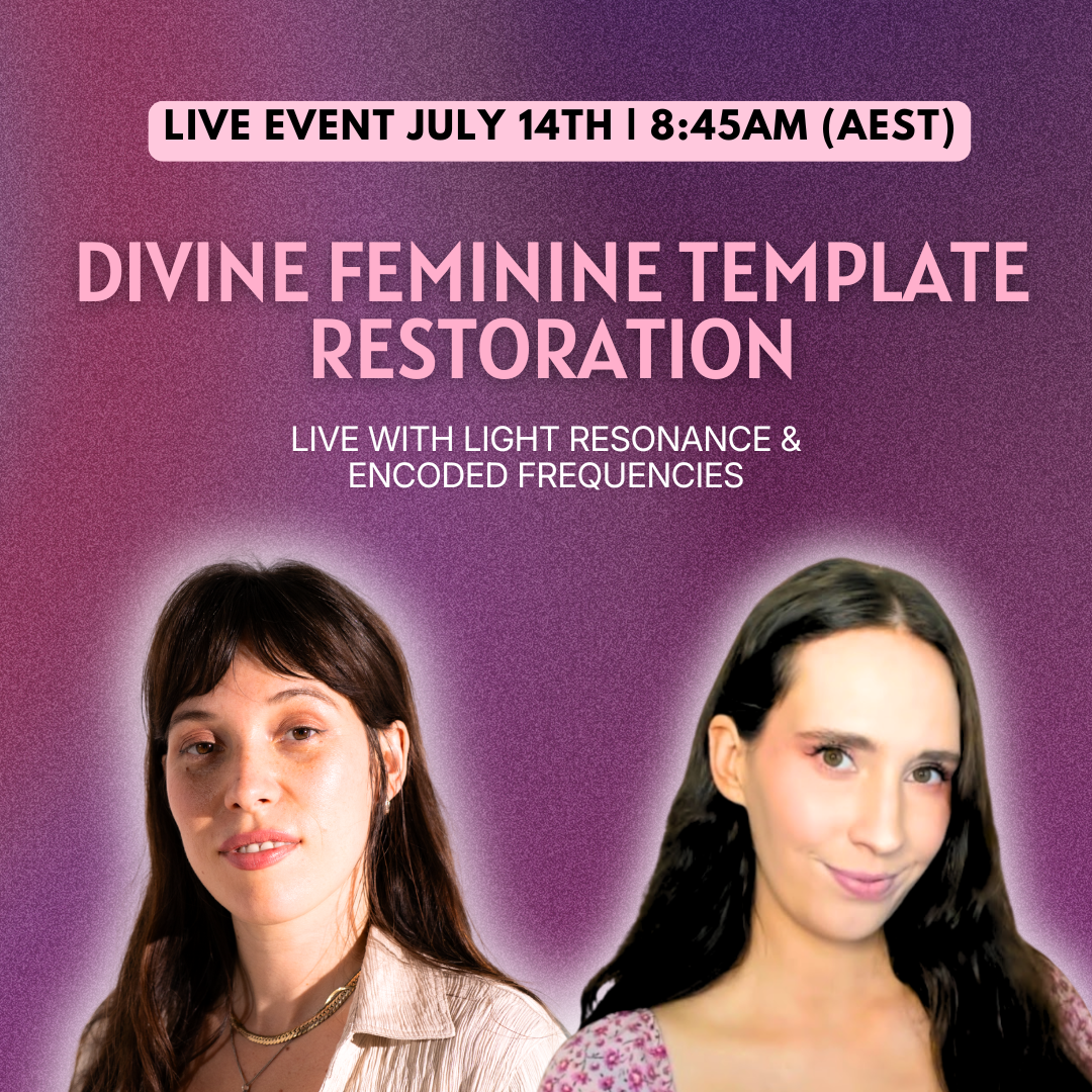 Divine Feminine Template Restoration | LIVE WITH Light Resonance & Encoded Frequencies