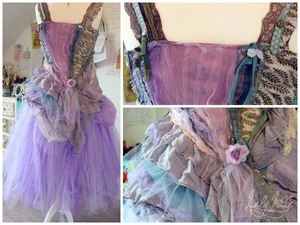 Upcycled Sari Smocked Fairy Dress #2 main image 1