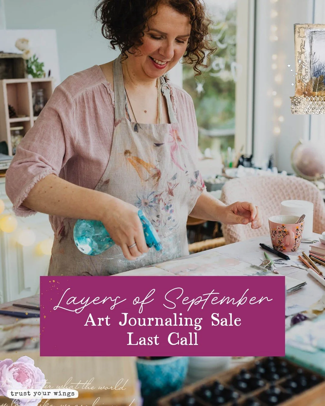 🌟Today is the LAST DAY 🌟 of the Layers of September Art Journaling Sale!

If you&rsquo;ve been longing to start (or return to) your art journal&hellip;this is your sign.

Whether you're a total beginner or someone craving a creative reset, now is t