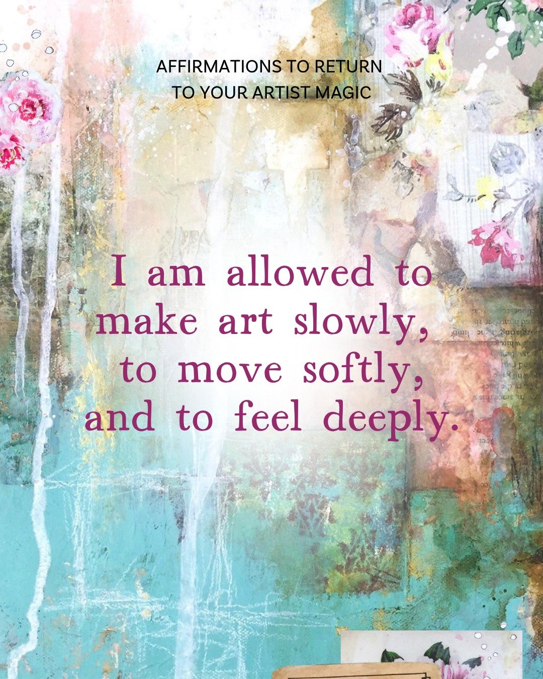Save this post for when you &amp; your inner artist need a reminder of your magic!

If you love affirmations and quotes, you'll love my creative meditation. Perfect if you're craving to feel more grounded or in need of a little creative boost. 

Chec