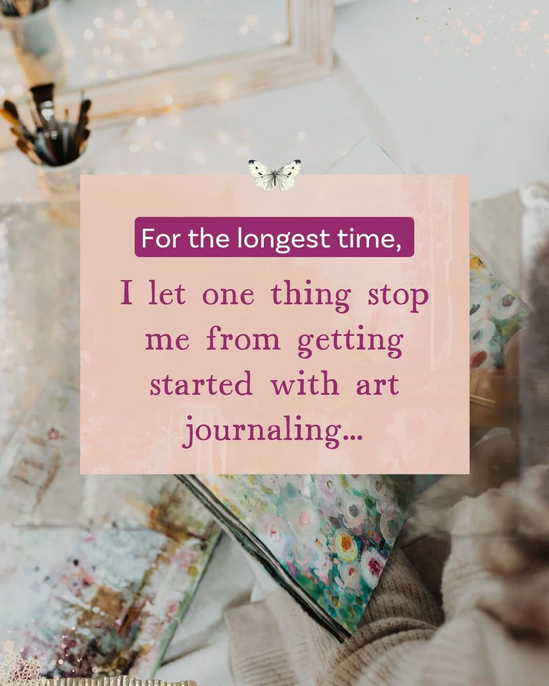 FINAL CALL FOR YOUR HOLIDAY OFFER! 🎄 If you&rsquo;ve been wanting to begin (or return to) your art journaling practice but keep waiting for the perfect journal, let me show you a softer way to start. 💕

Making my first journal by hand was the momen