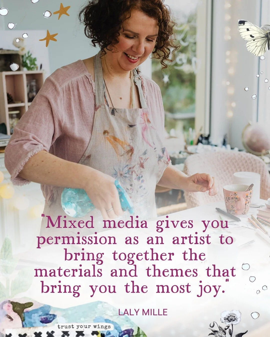 ✨ My new collage class bundle is NOW LIVE and is especially dear to my heart because it welcomes you exactly as you are! You don&rsquo;t need to know how to draw or paint.

If you love paper, yummy textures, collecting little treasures, making junk j