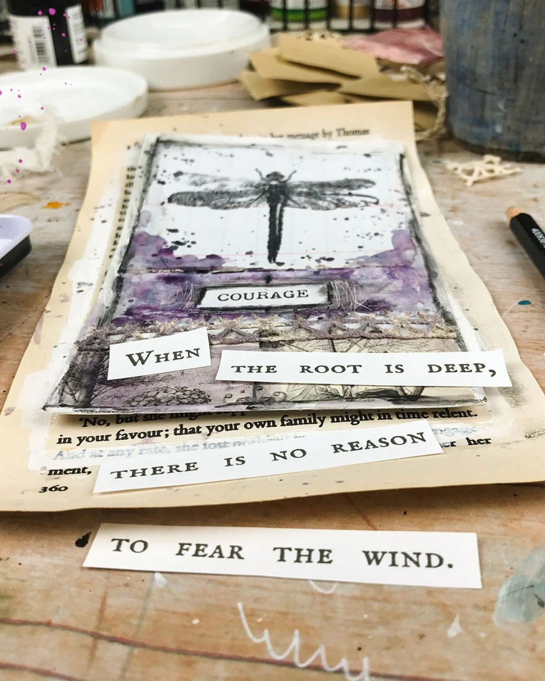 🌟 Artist Tip 🌟 If you love adding printed words or text to your art journals, notebooks or junk journals, here&rsquo;s a little tip that will save you some frustration later!

Whenever possible, use laser prints instead of regular home printer ink.