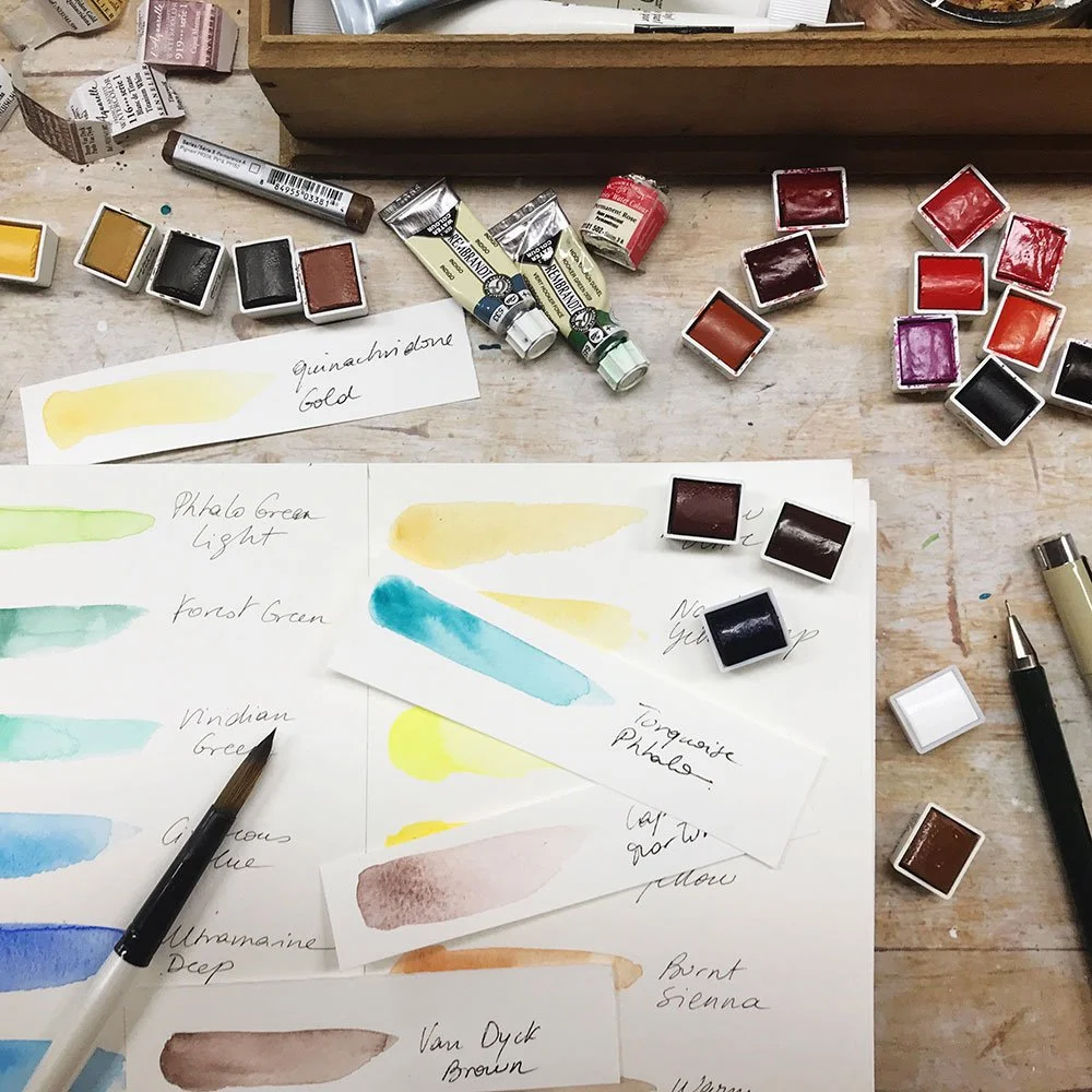 watercolor palette