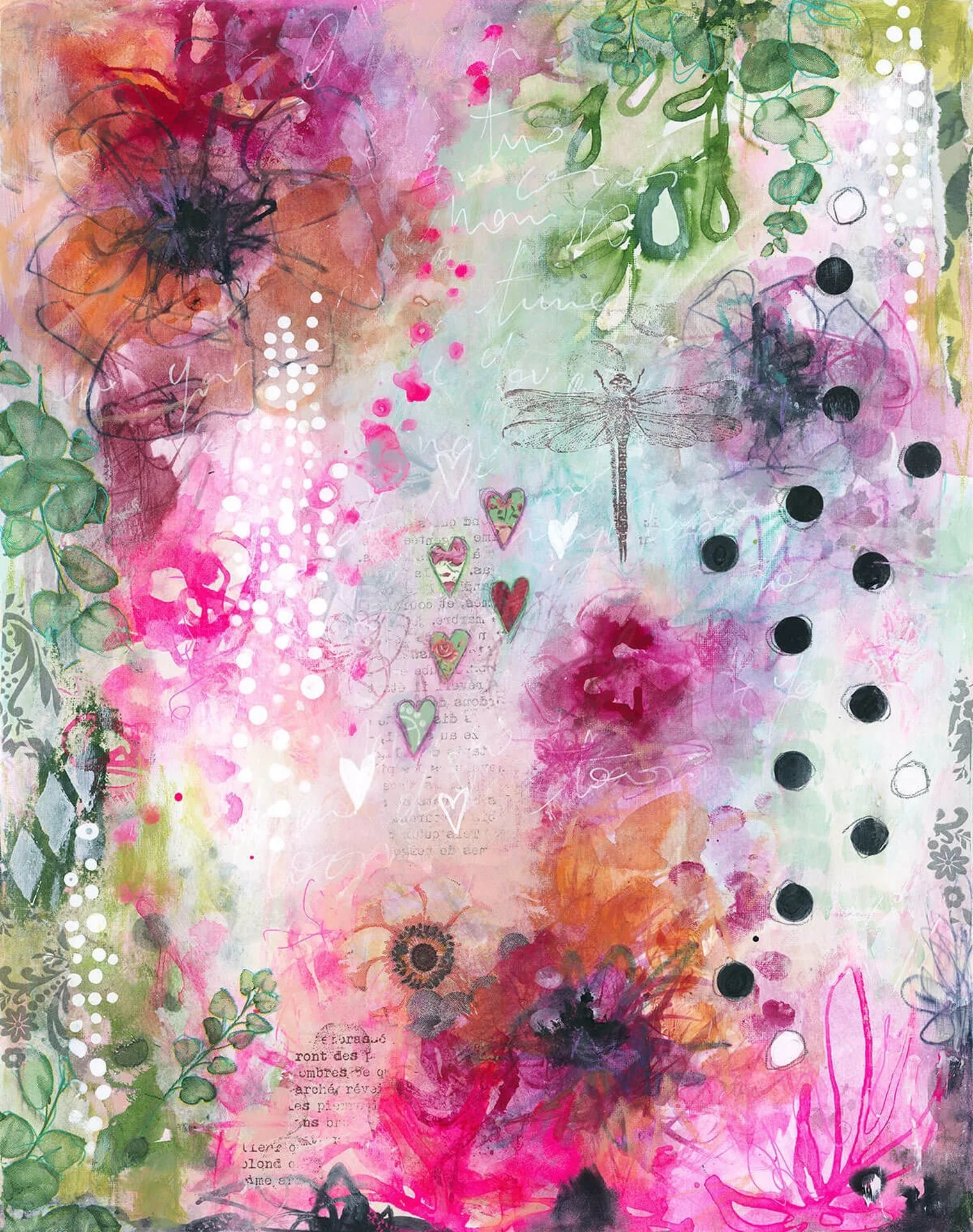 After every storm, something begins to bloom.

This painting is called After the Rain. It carries a feeling I return to again and again, that even after a difficult season, life finds a way to begin again.
I love the thought of flowers appearing afte