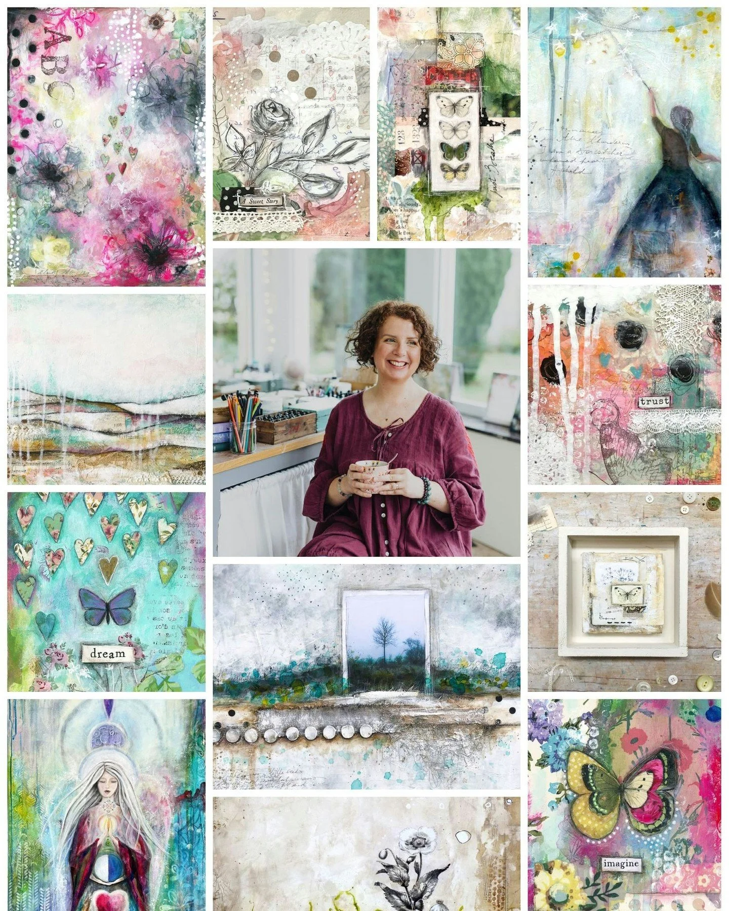 ✨ Tomorrow is my day in the Summer Show, and I&rsquo;m so excited to finally share this collection with you.

This year marks ten years of teaching, and for the show I&rsquo;ve gathered paintings from different chapters of my creative life. There are