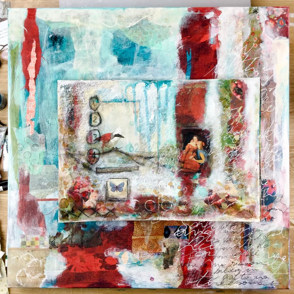 Did you know that your own art can be a wonderful source of inspiration? Yes it can!
We often look outside ourselves when we&rsquo;re searching for our next creative idea. But there is so much waiting to be rediscovered in the work we&rsquo;ve alread