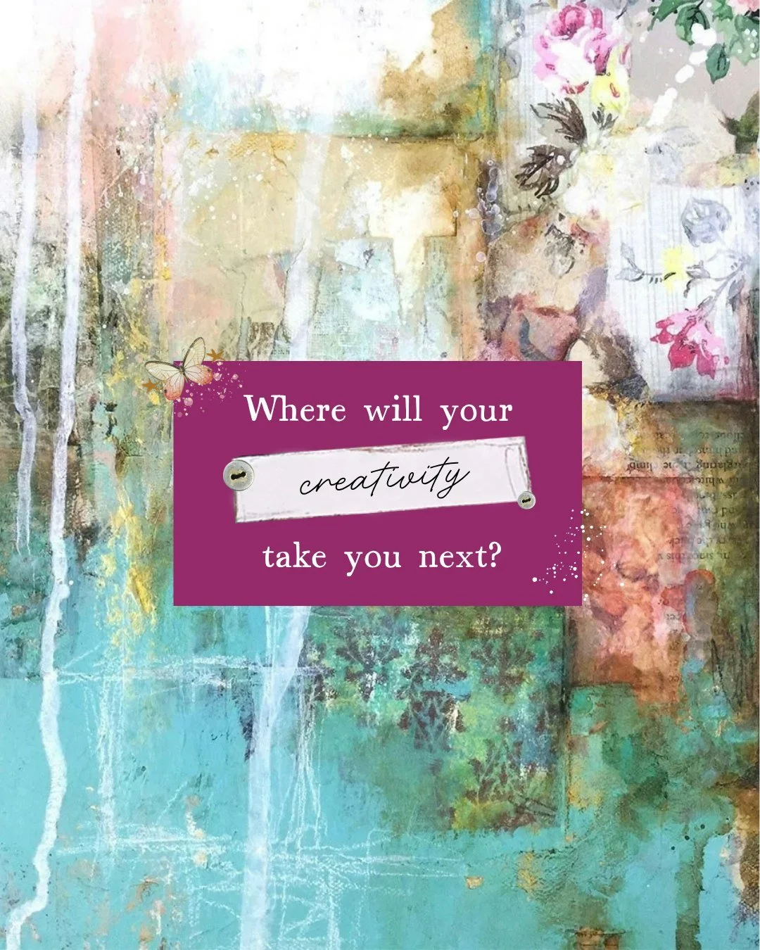 I&rsquo;ve been spending time with some of my favorite creative adventures lately, and it has made me think about all the different ways we find our way into art.

It can begin with a flower and a brush loaded with paint. Or a color you can&rsquo;t r