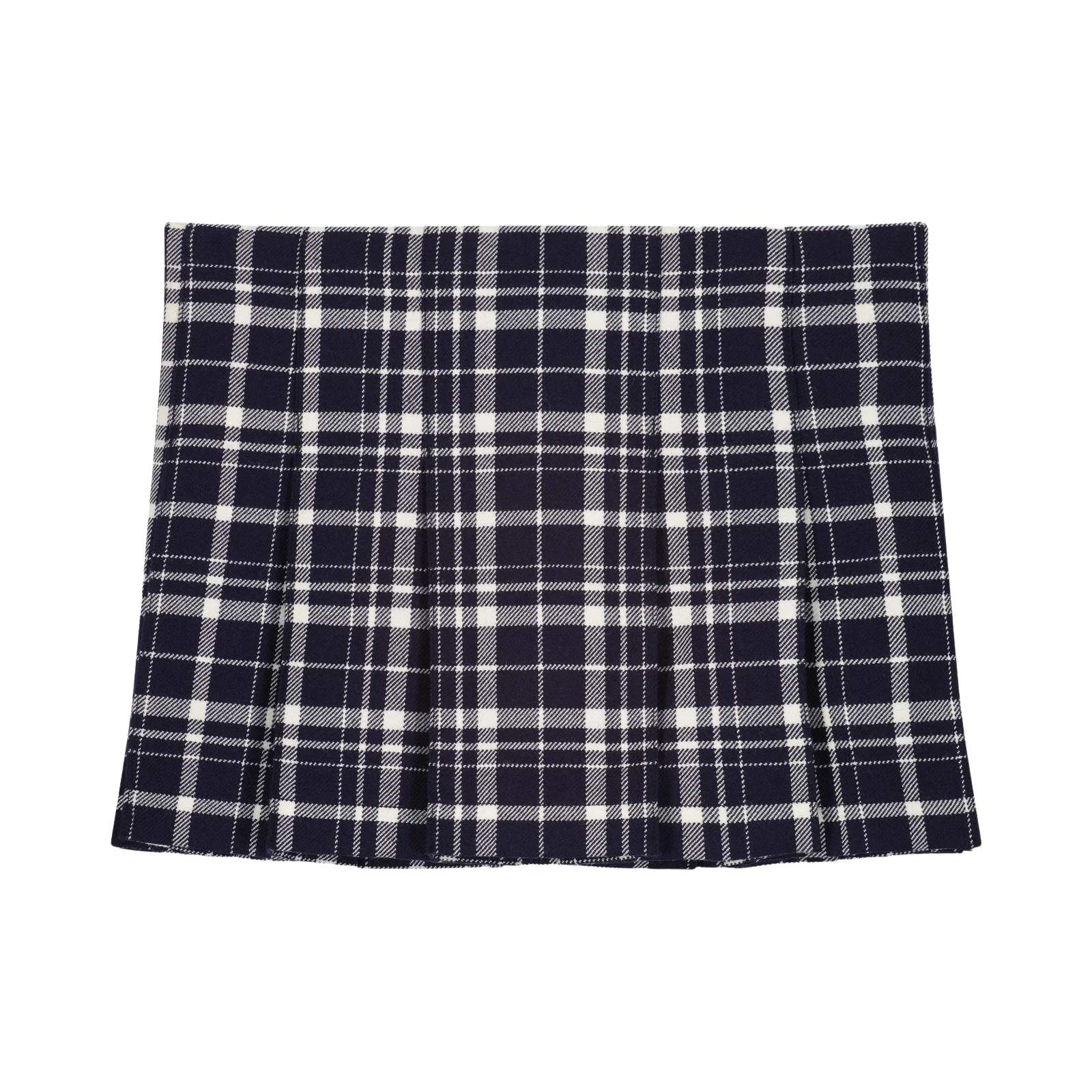 Ivana Pleated Mini Skirt Checked