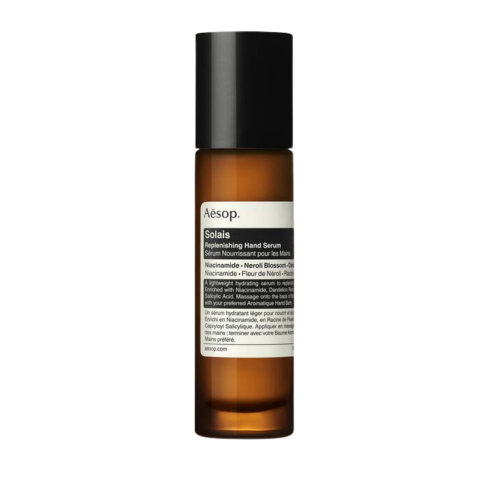 A lightweight hand serum to reduce the appearance of dark spots, brighten, and even the skin. 