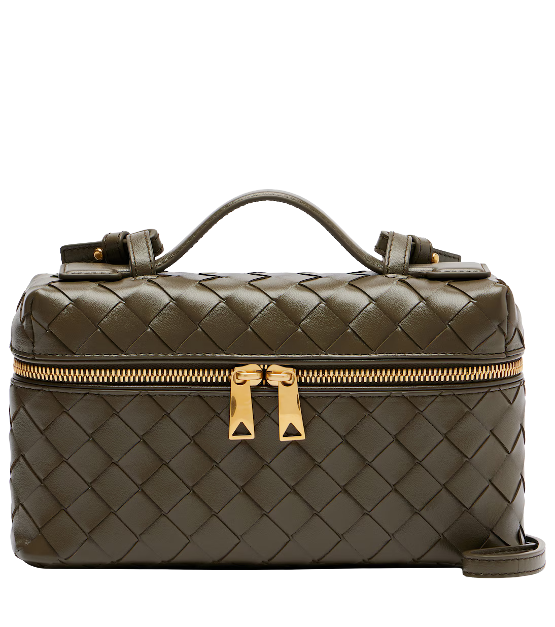 Bang Bang Intrecciato leather vanity bag