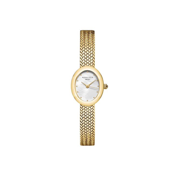 Mini Oval Gold Watch