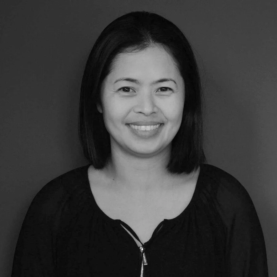 Black and White image of Rowena Yapyuco