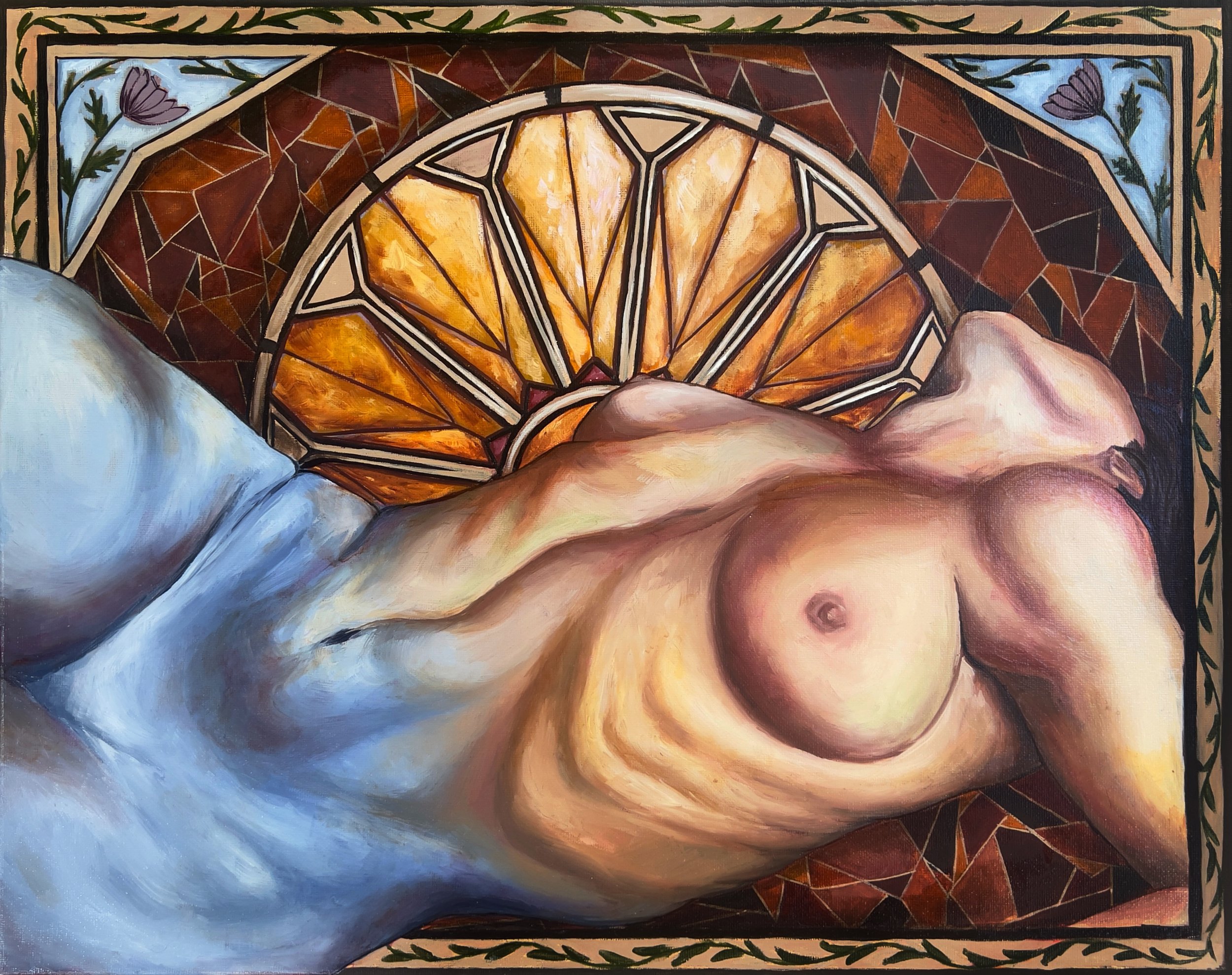 "It Gets Cold in Here"  16x20 oil on canvas