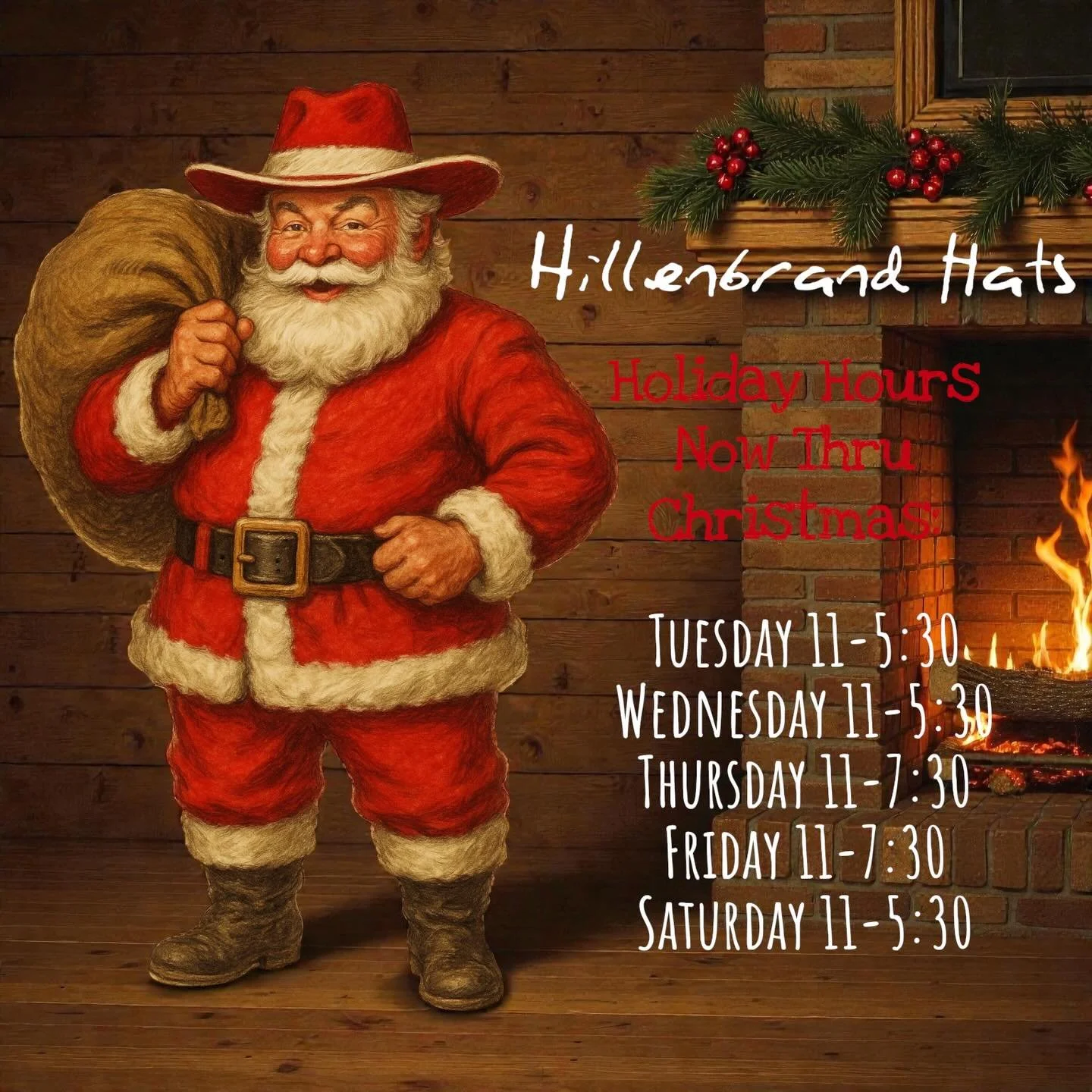 New Holiday Hours