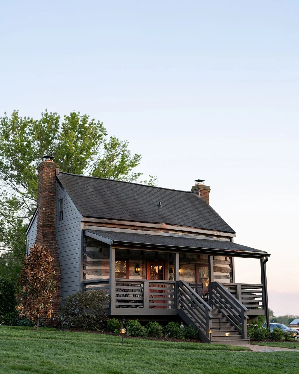 Log cabin wedding venue accommodation
