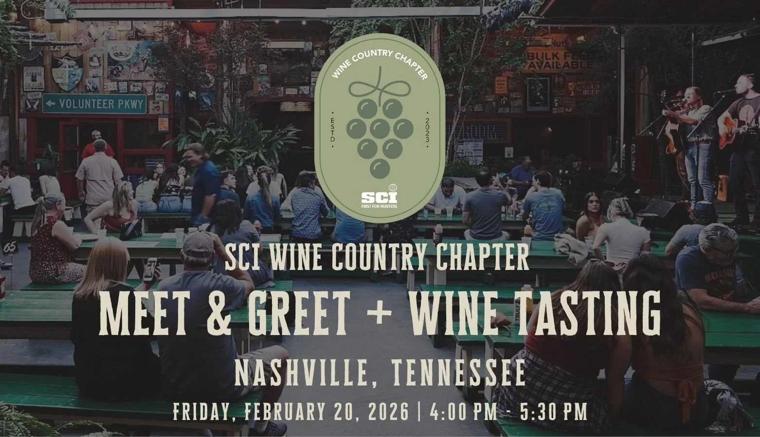 SCI Wine Country Chapter Meet &amp; Greet in Nashville!
