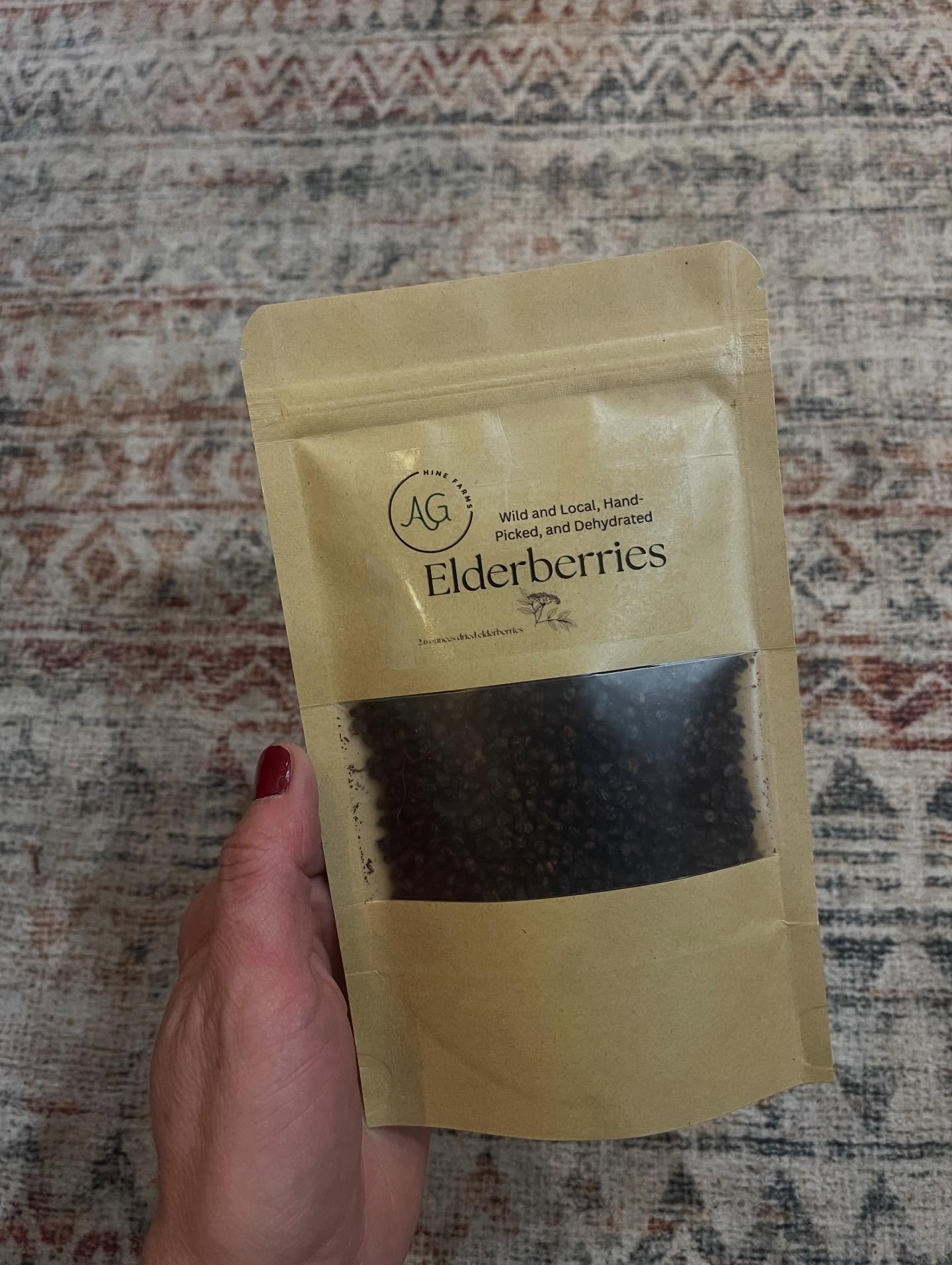 Griffin and Amelia have restocked their dried elderberries for porch pick up!

These two worked hard picking wild elderberries, freezing, prepping berries, dehydrating, and packaging their product for you to enjoy.  They&rsquo;ve also added the elder