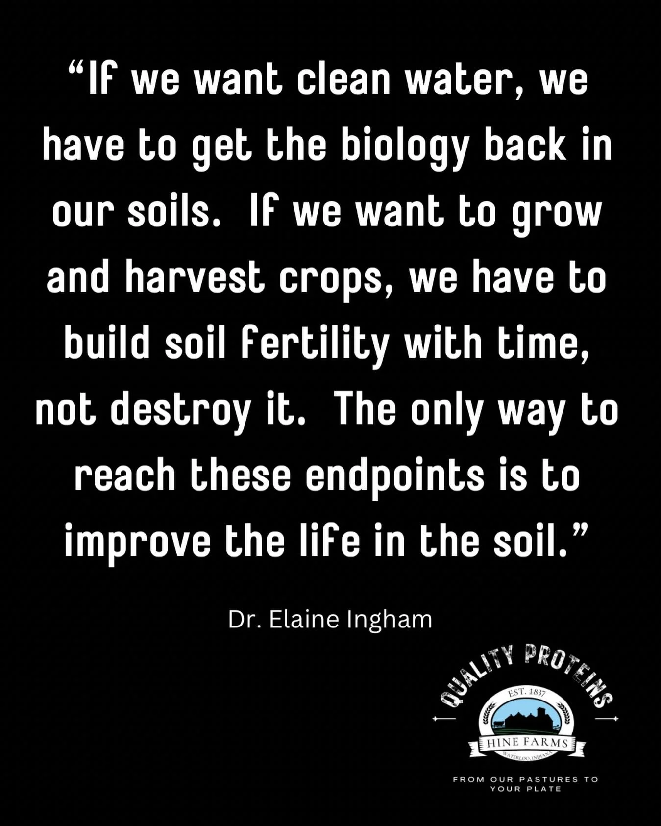 She was one of the greats in microbiology and soil regeneration.  Rest in peace Dr. Elaine Ingham 🙏🏼
