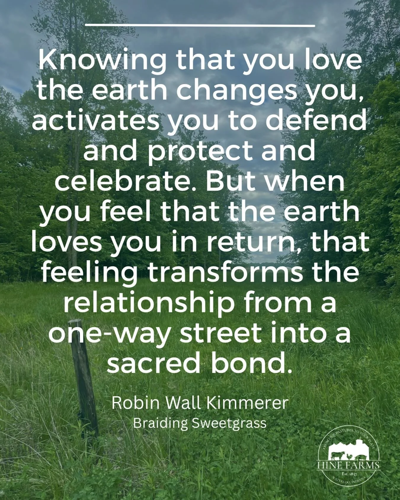 Every day is &lsquo;Earth Day&rsquo; on our farm, but I do love that we get to collectively celebrate this giant, beautiful rock we call home one day a year!  Happy Earth Day 🌎🌱🌳