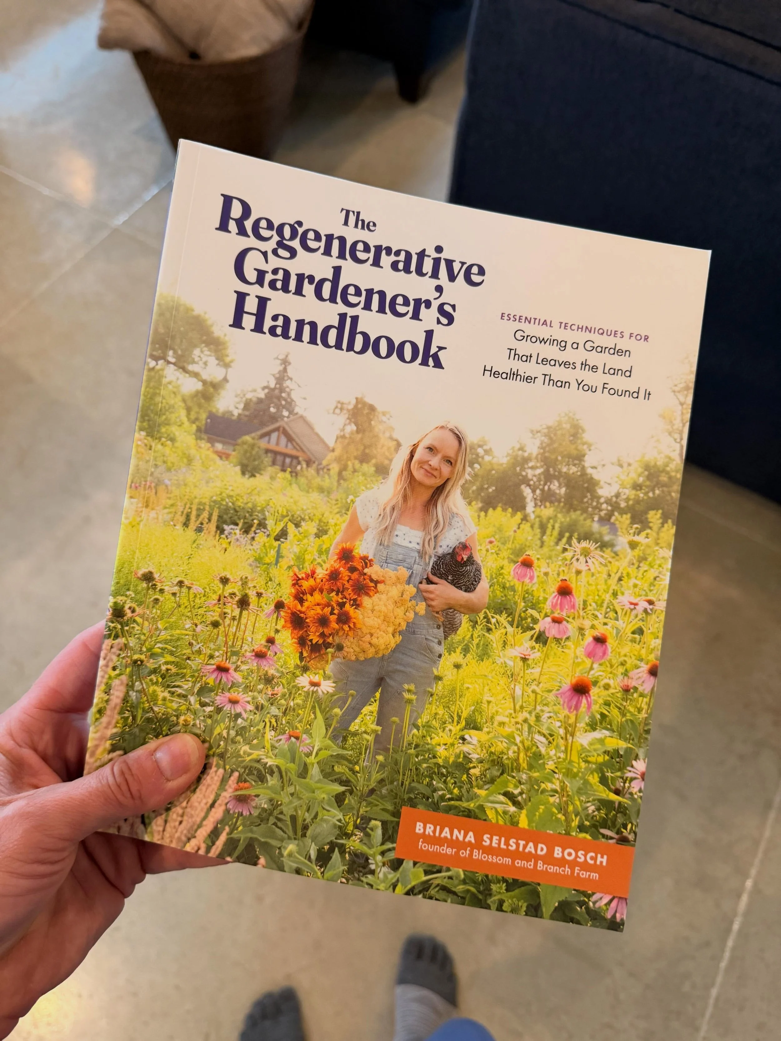 It&rsquo;s here!! So excited to dig into this book from @blossomandbranchfarm 👏🏼🫶🏼

I&rsquo;ve loved and appreciated her content for the past couple of years and can&rsquo;t wait to put some of her nuggets of wisdom to use in our market garden 🥰