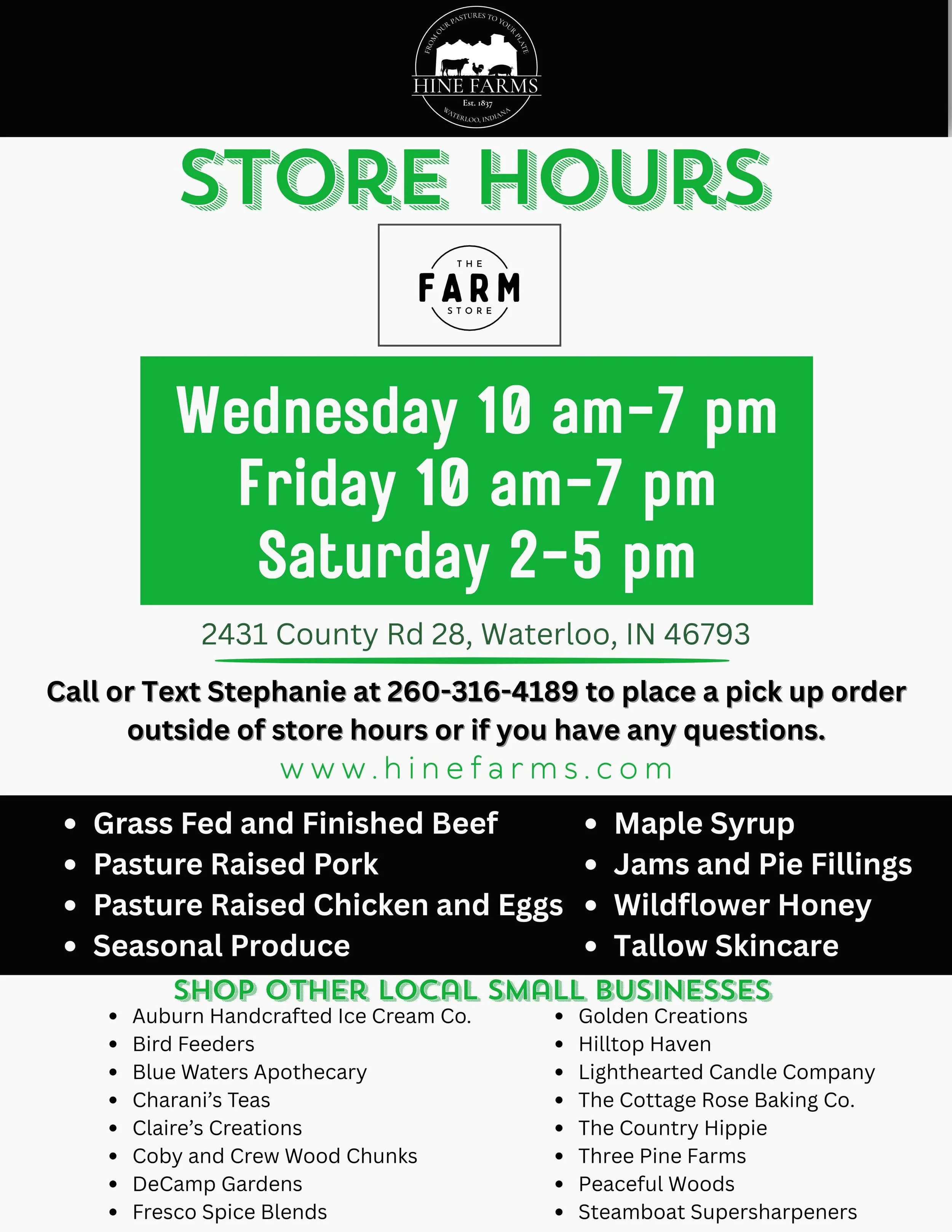 The Farm Store season details&hellip;
🥕🫜🥦🍓🥬🧄🍅🫑🍆🥒🫐🍑🥔🍎🌽🧅
We will have seasonal produce available during store hours AND on our self serve stand (open dawn to dusk)
🍞🥖🥯🍪🧁
We also have sourdough sandwich loaves and sourdough tortilla