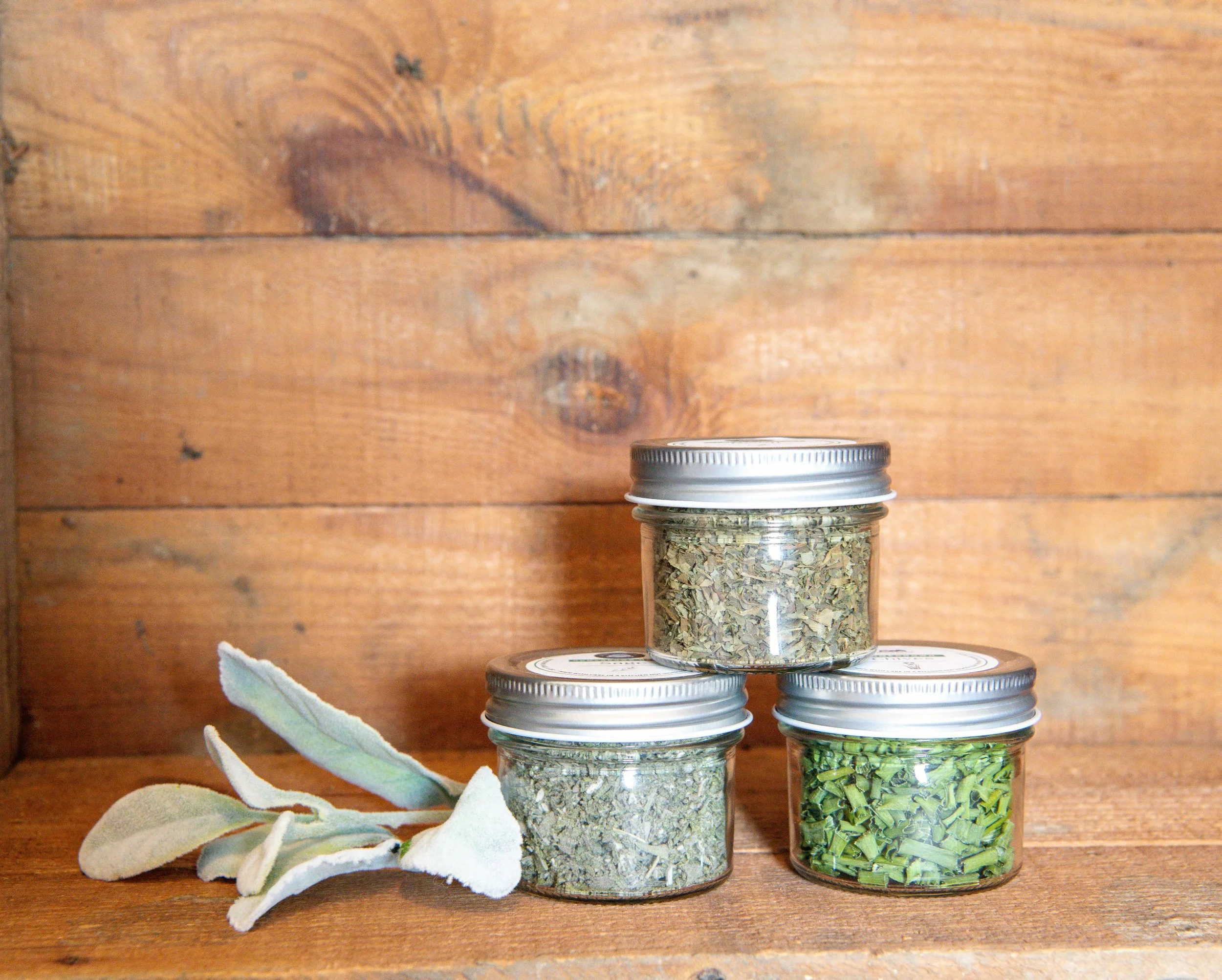 Our fresh herbs may be too wet to harvest for the self serve stand right now, but we do offer dried herbs from our garden at The Farm Store!

Currently available&hellip;
Basil
Sage
Oregano
Thyme
Chives
Coriander

Hoping to get minced garlic, dill, an