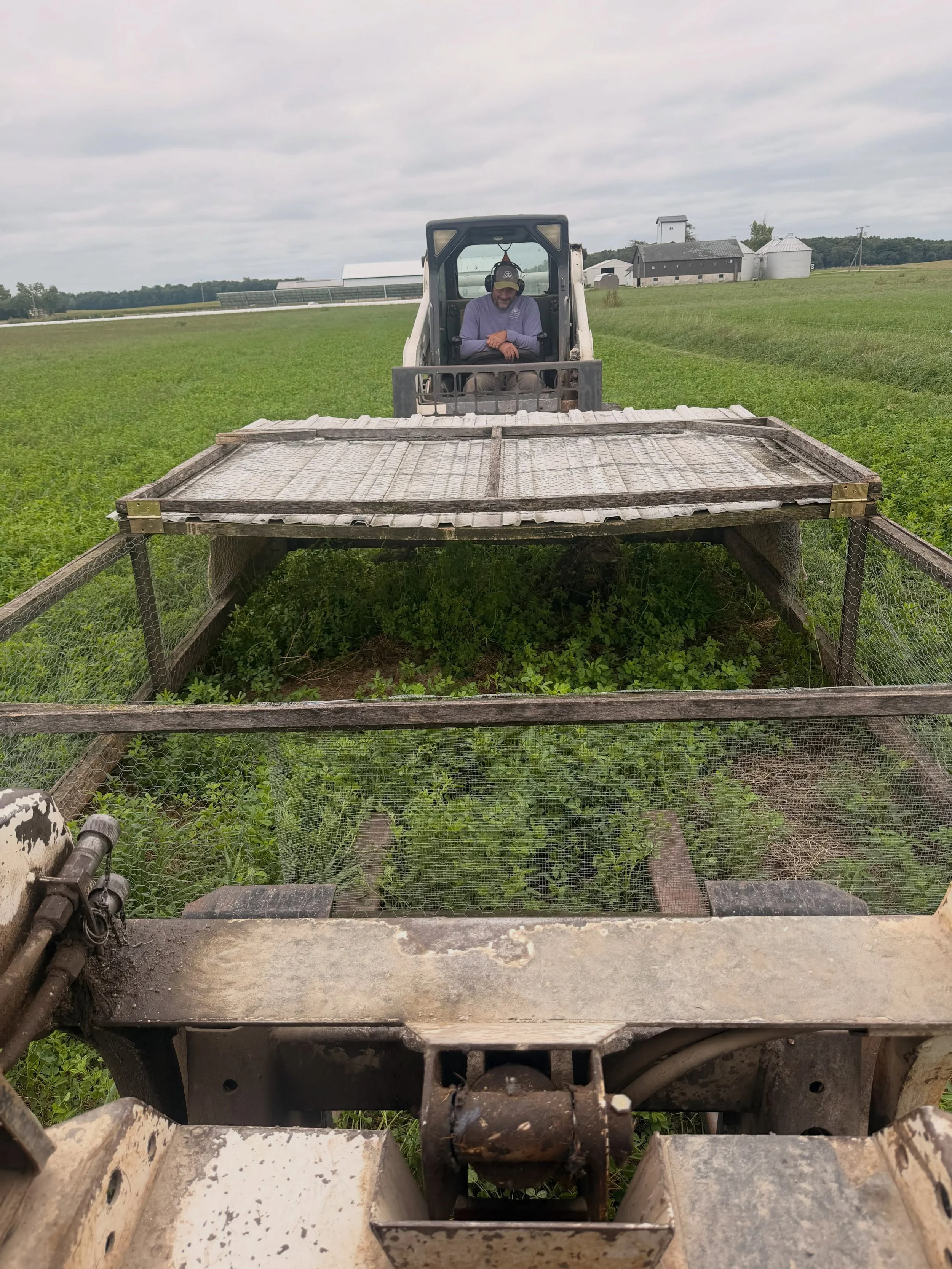 Team work&hellip;thankfully Tim and I not only love each other, but we like each other as well.  Which comes in handy when you work together every single day all year long (even on weekends).

While our farm responsibilities often have us in differen