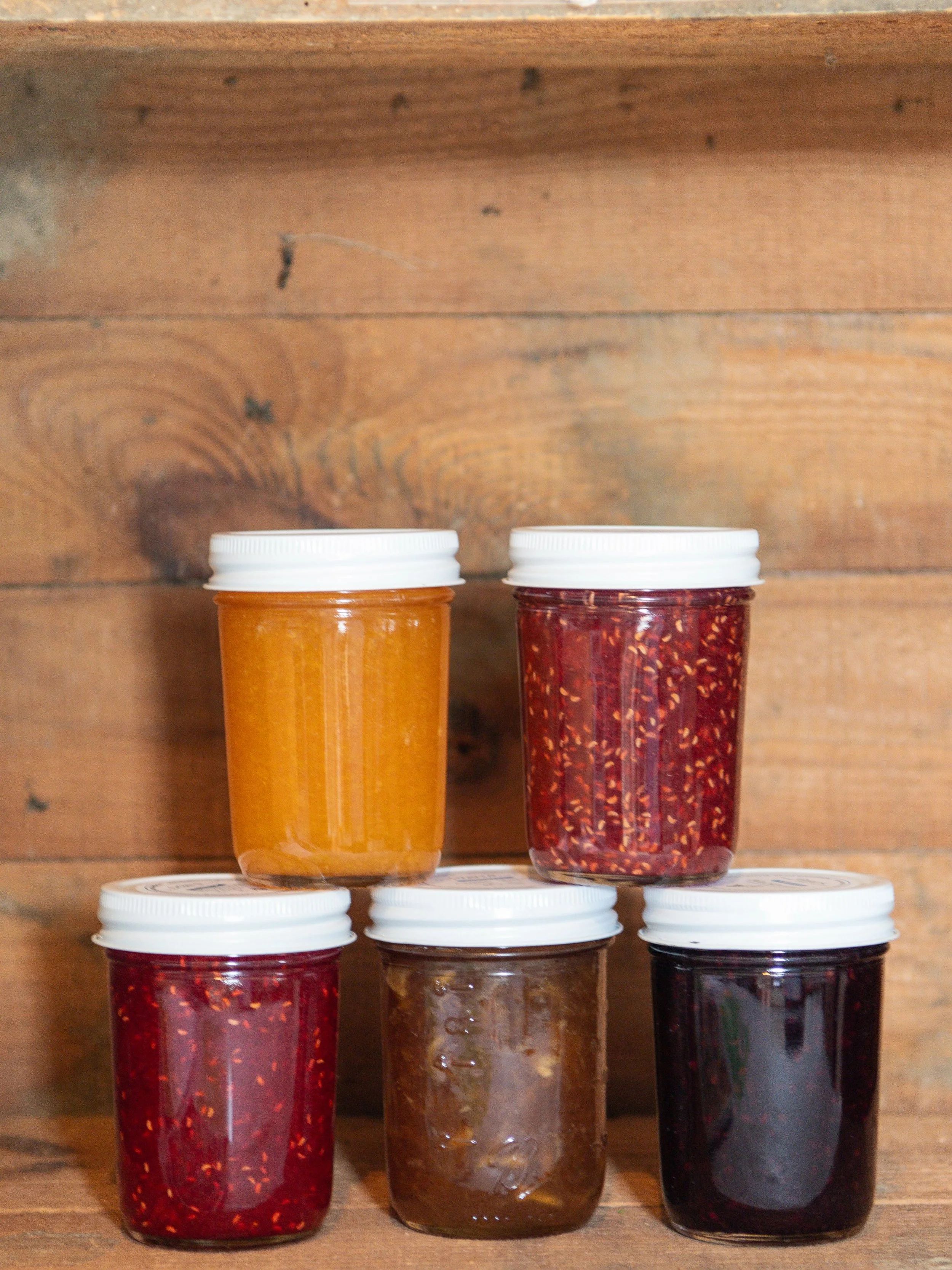 GRAN&rsquo;S JAMS AND PIE FILLINGS&hellip;

The Farm Store has been stocking my mom&rsquo;s jams and pie fillings since we first opened.  Because they are the best&hellip;in my completely unbiased opinion 😉🤭

My mom has been making jams since I can