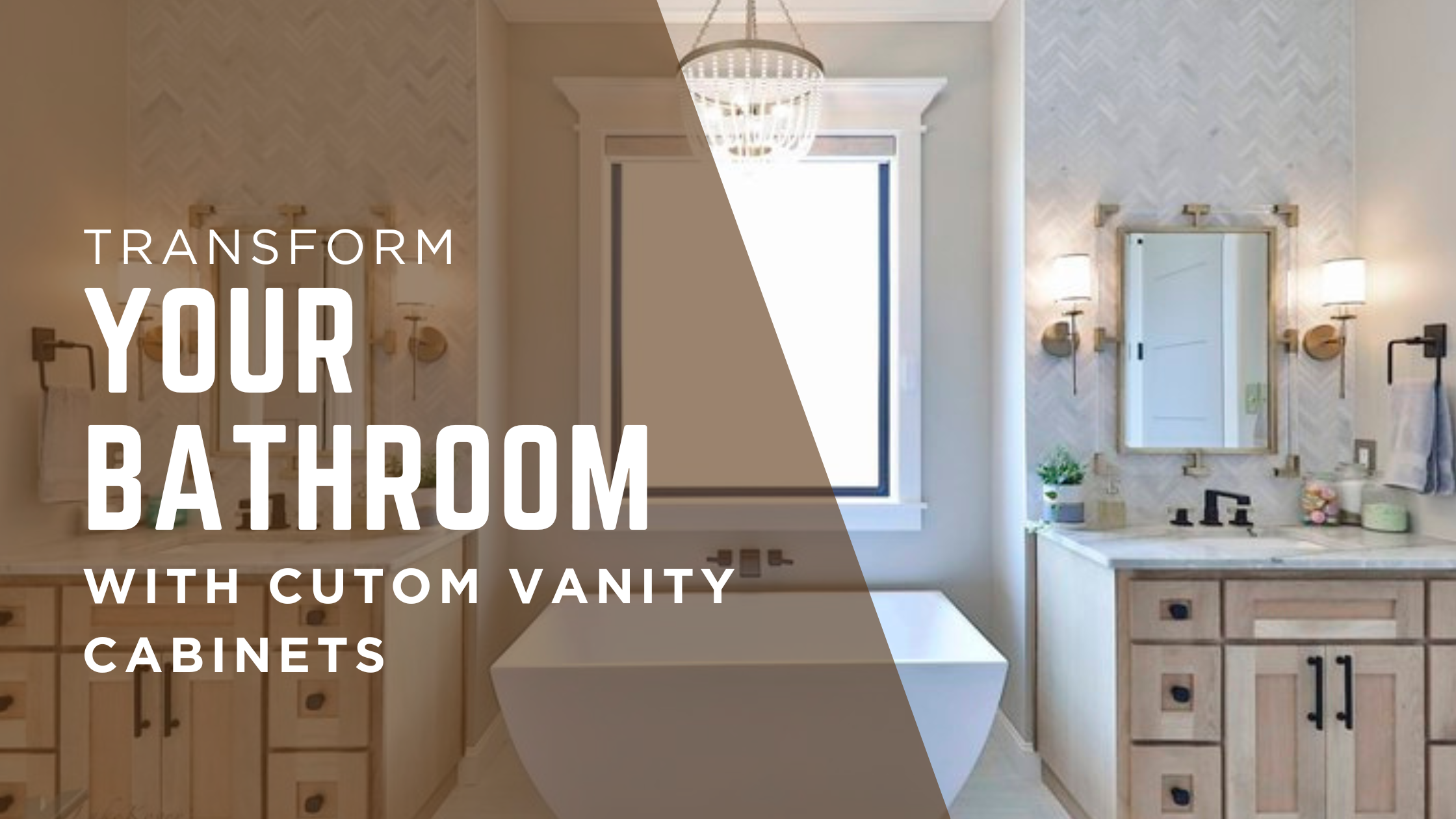 Transform Your Bathroom with Custom Vanity Cabinets