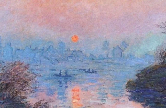 Monet's Sunset on the Seine