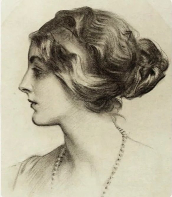 Sargent Night - Profile in Charcoal