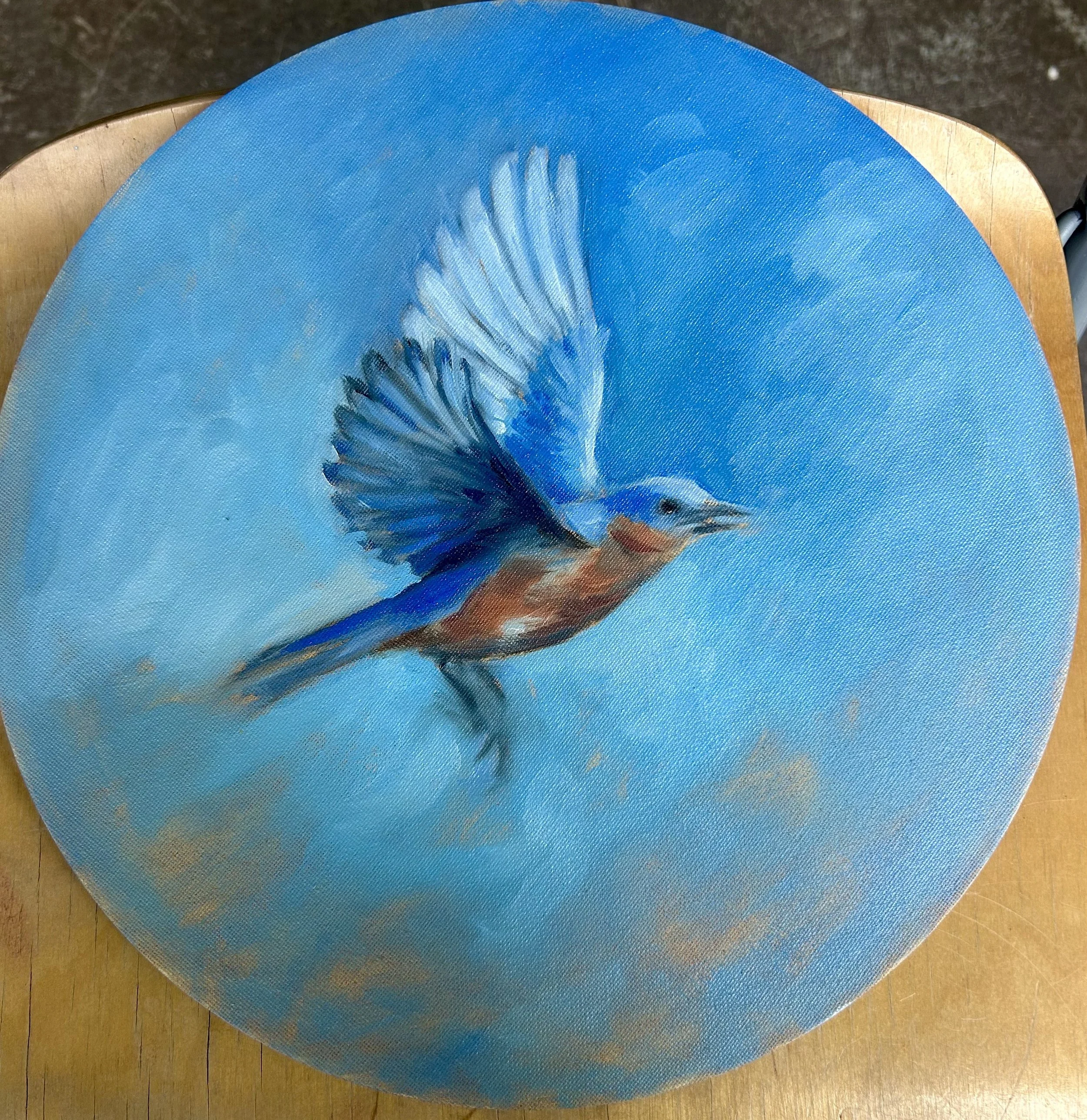 Bluebird in Flight (Songbird Series)