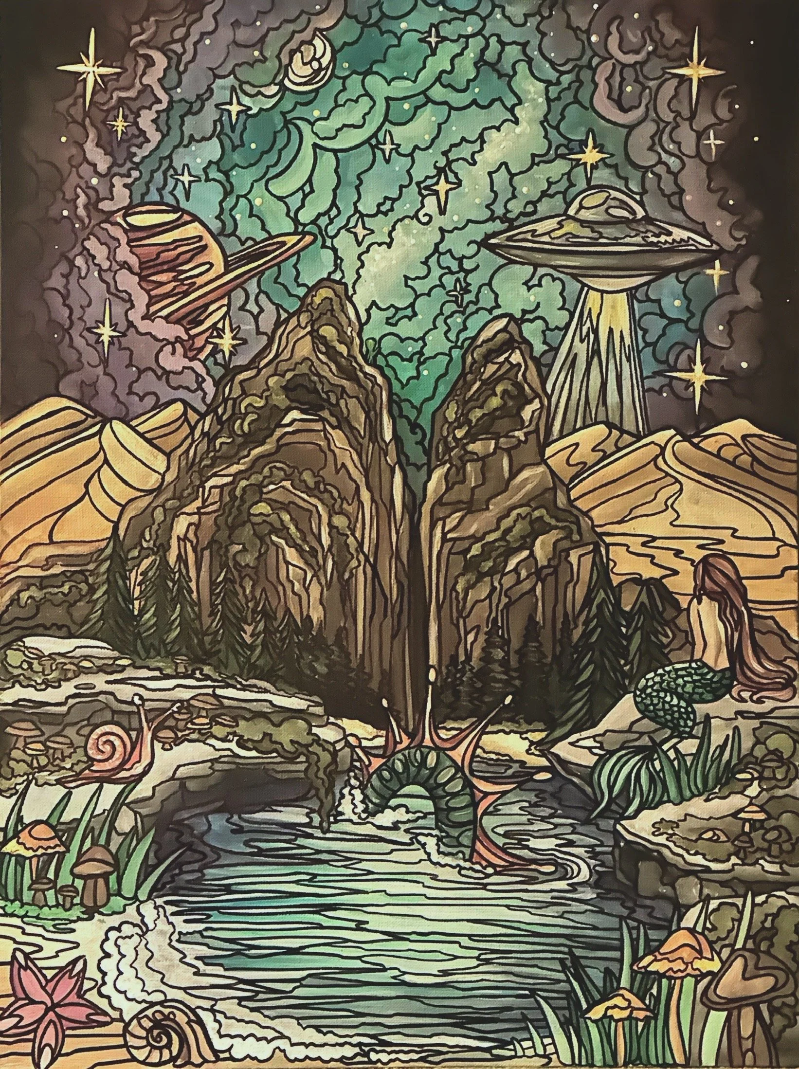 Universal Vibe 2026-  festival poster art 