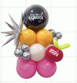 Back to School Balloon Stack