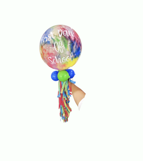 Hand-Painted First Day of School Balloon