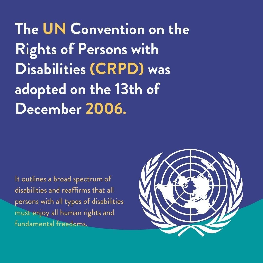 14 years of progress, empowerment, and inclusivity since the adoption of the UN Convention on the Rights of Persons with Disabilities!

It's a vital international treaty that aims to protect the rights and dignity of persons with disabilities, ensuri