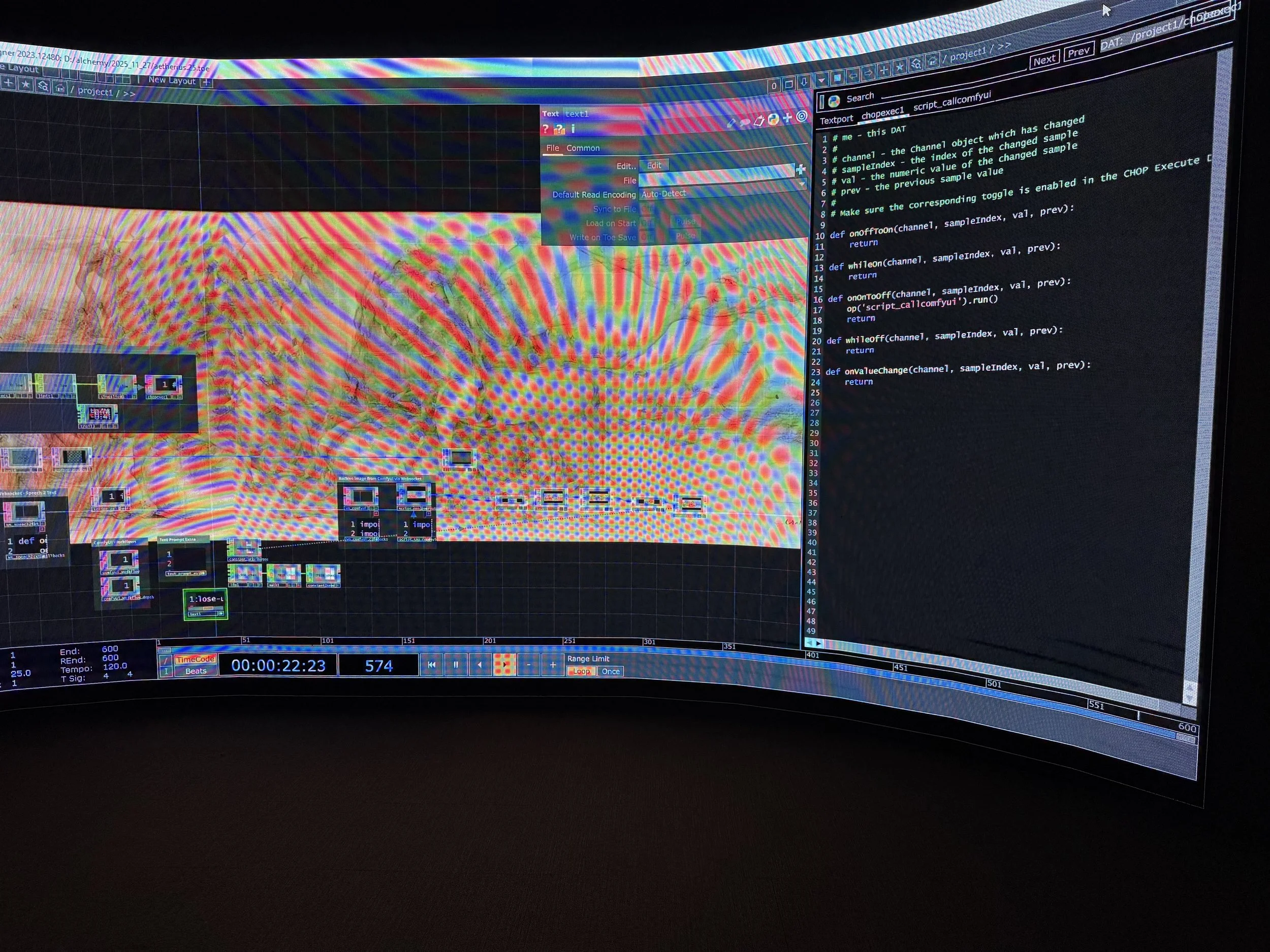 Experimental Performance, using real time AI,  ILA 2025. Bootleg.