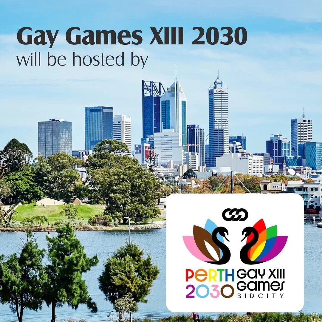 It&rsquo;s official, Perth Australia will host Gay Games XIII in 2030. Huge congratulations to an excellent team with an even better bid and commiserations to runners-up Denver USA.