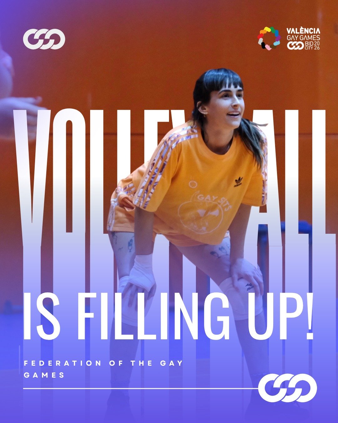 Last chance to join the court. 🏐
Volleyball registrations fill fast for Val&egrave;ncia 2026, happening from 27 June to 4 July.
Pick your division and lock your spot before the final places disappear.