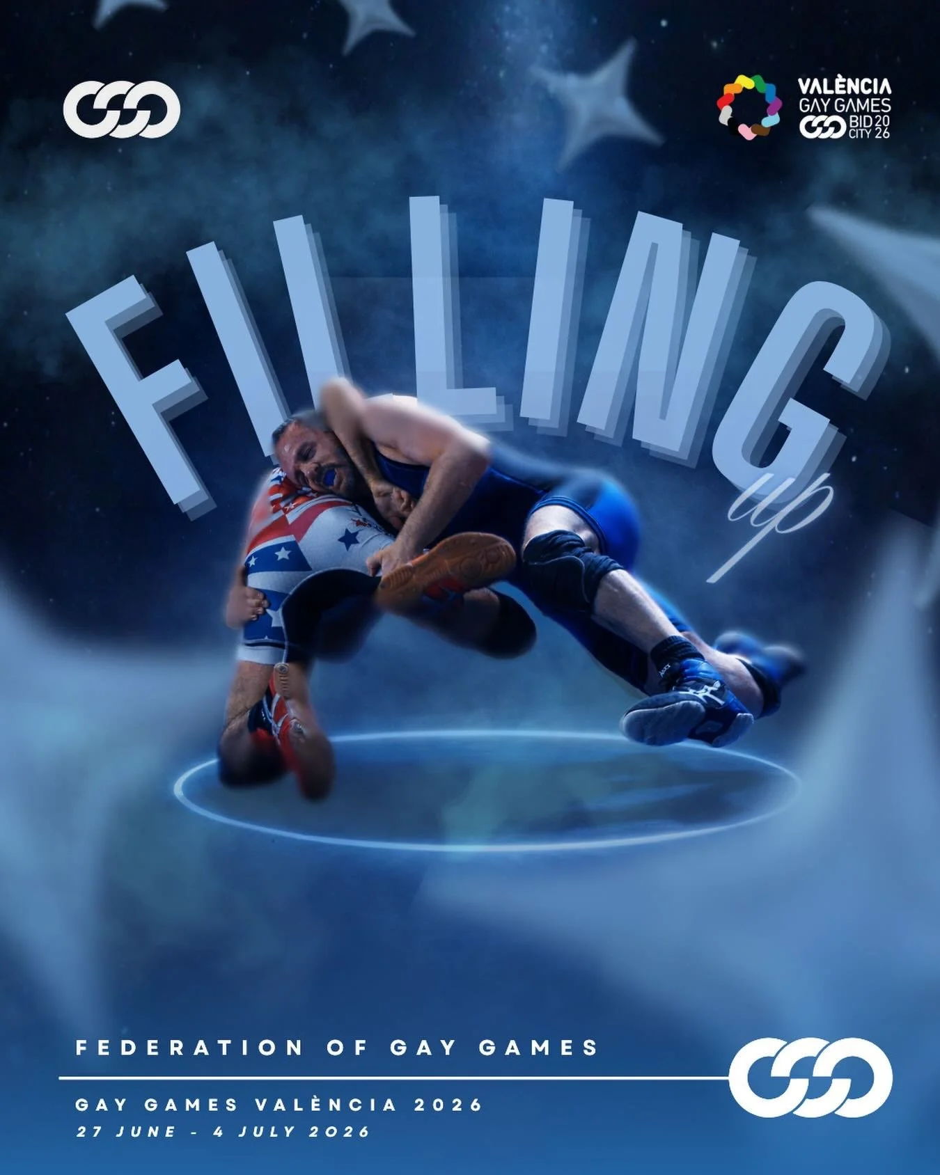 Wrestling is filling up fast. 🤼&zwj;♂️🔥
Bring your best takedowns and clean technique to Val&egrave;ncia 2026, 27 June to 4 July.
Grappling is included, no extra fee.

Fast matches, big energy, and a crowd that shows up.
📒 Registration link in bio
