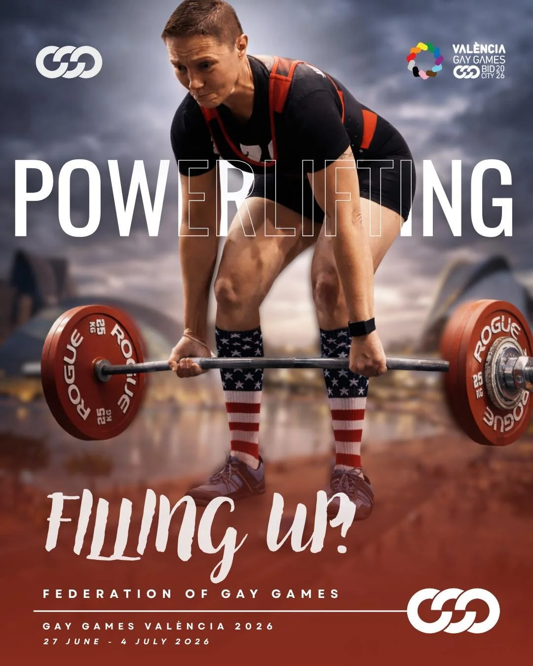 Powerlifting is filling up 🏋️&zwj;♀️🔥!
Thank you for the massive response. The energy is set for Val&egrave;ncia 2026, 27 June to 4 July.