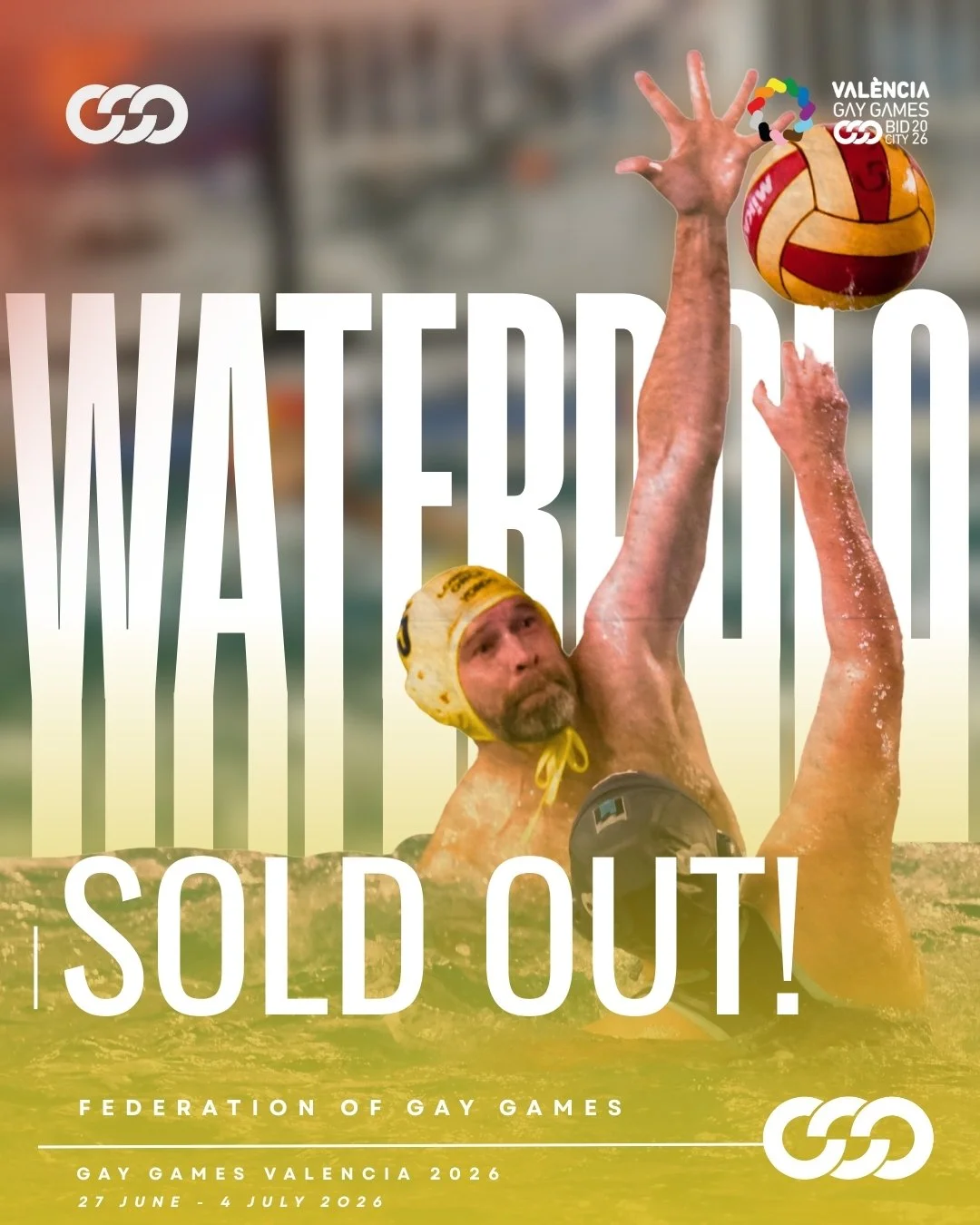 RECREATIONAL TEAMS SOLD OUT 🤽&zwj;♂️🔥 Competitive spots still available. But it&rsquo;s not the end of the story.

Waterpolo for Val&egrave;ncia 2026, 27 June to 4 July, has reached capacity for standard entries.

Recreational division.
You may sti