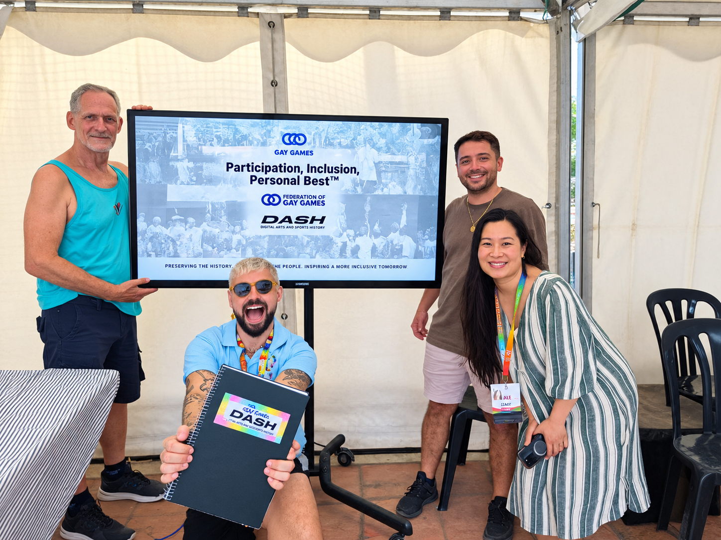 DASH takes Gay Games history on the road across Europe and California