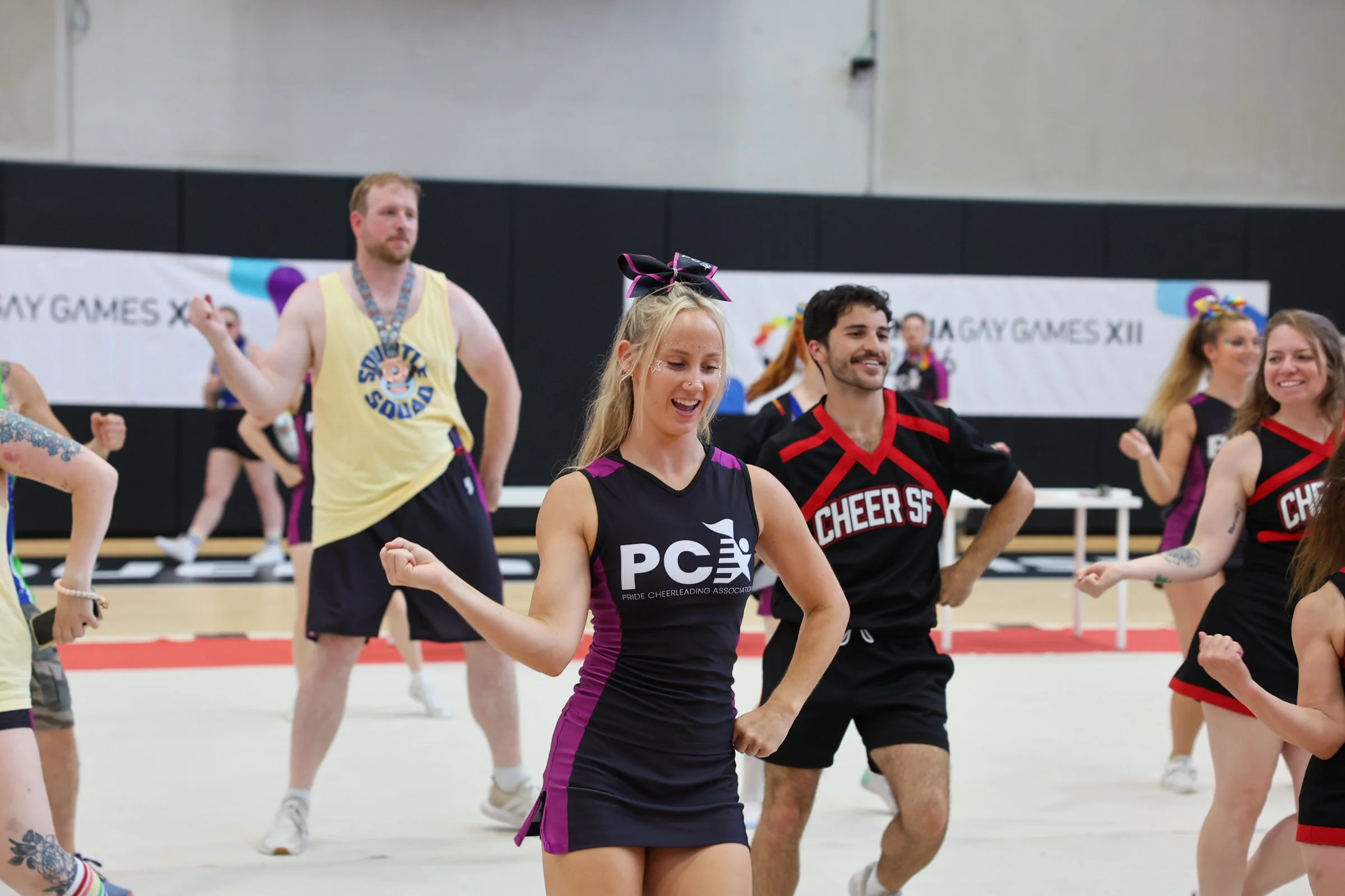 Pride Cheerleading Association pledges $4,500 to support the FGG Scholarship Program