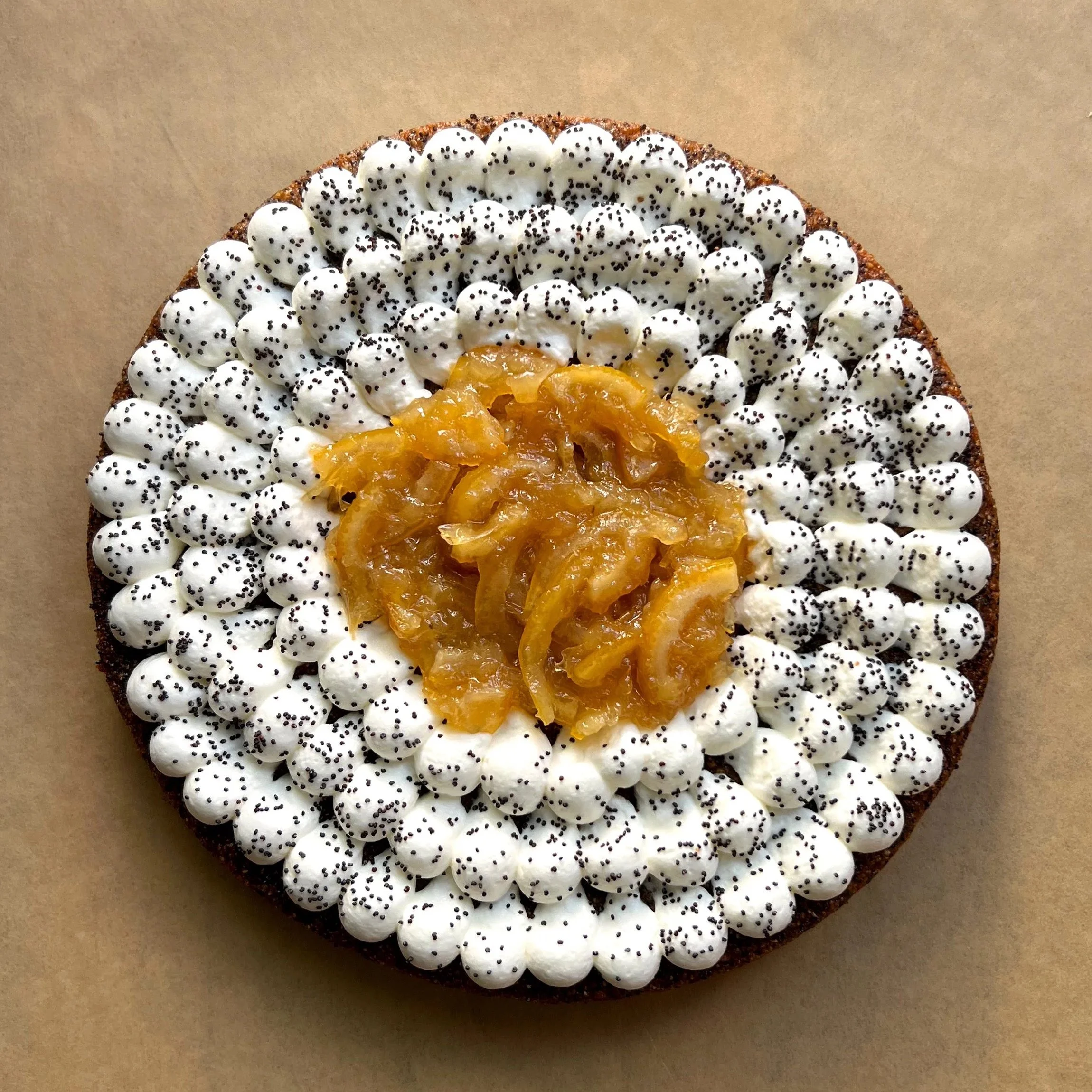 Lemon Poppy Basbousa - $40