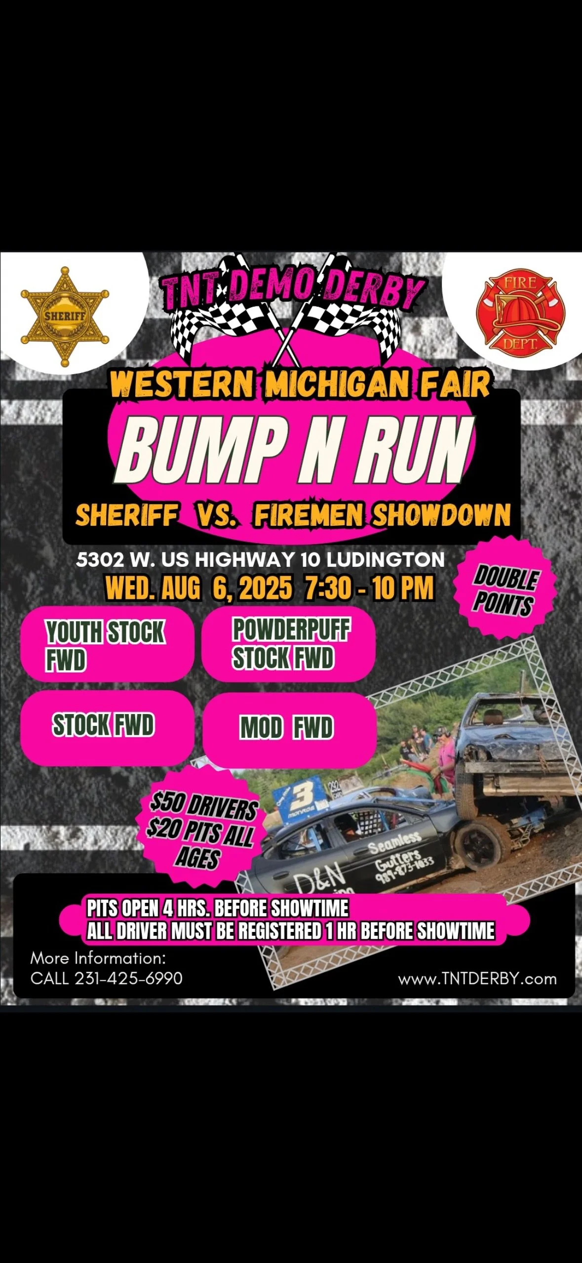 Western Michigan Fair (BNR & Sheriff vs. Firemen Showdown)