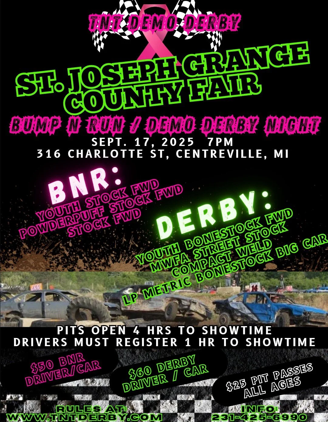 St Joseph Grange County Fair (BNR & Demolition Derby)